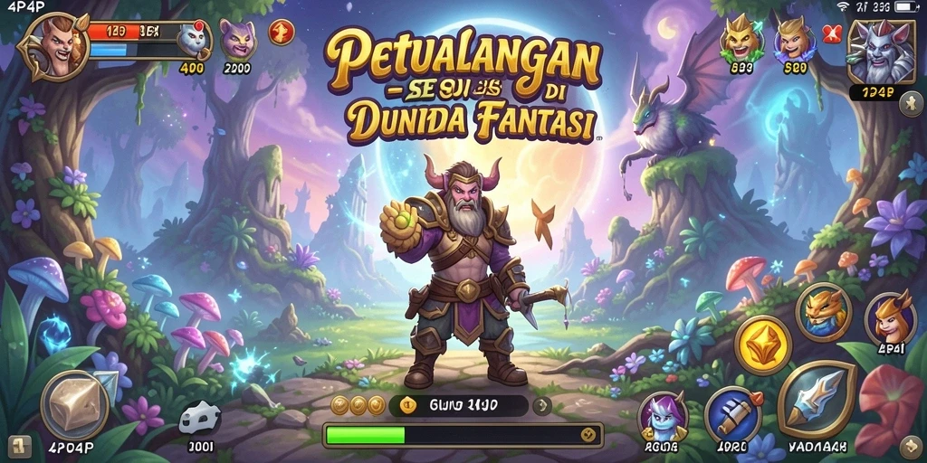 Gameplay seru di dunia petualangan 4P4P yang memikat.