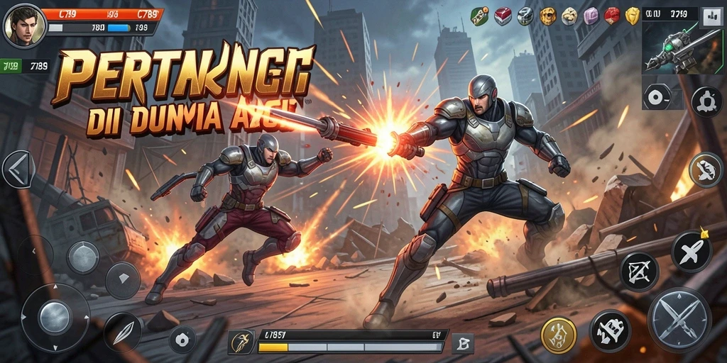Tampilan gameplay seru C789 dengan pertarungan dinamis.