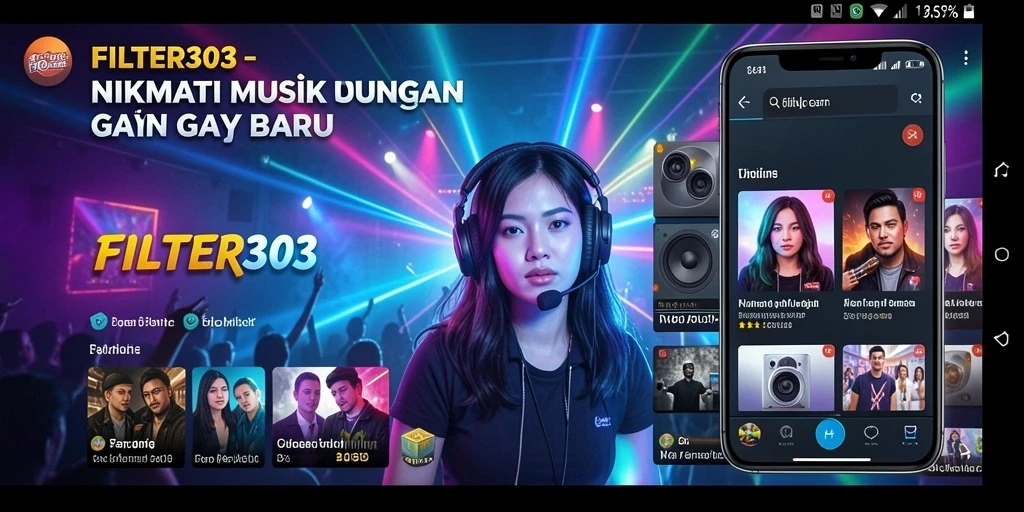 Tampilan menarik dari gameplay FILTER303 yang menghibur.