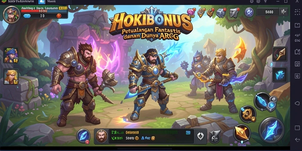 Tampilan gameplay HOKIBONUS yang seru dan penuh aksi.