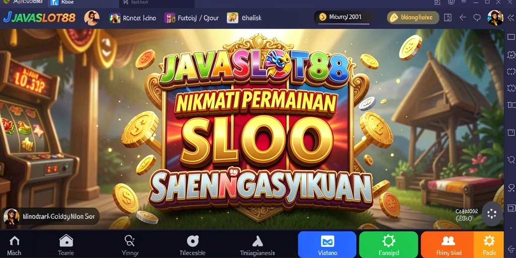 Screenshot menunjukkan gameplay casual JAVASLOT88 yang menarik dan menghibur.