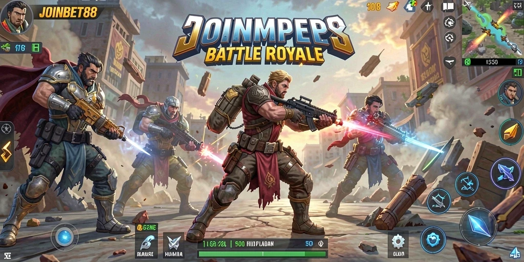 Screenshot aksi pertempuran seru di JOINBET88