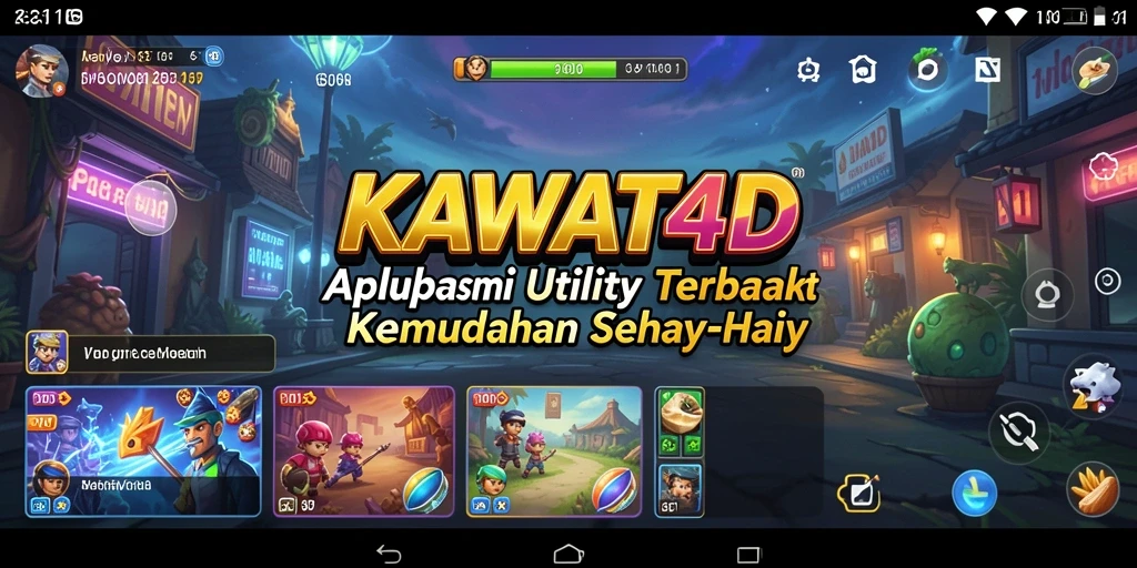 Tampilan utama KAWAT4D dengan berbagai alat utility yang tersedia.