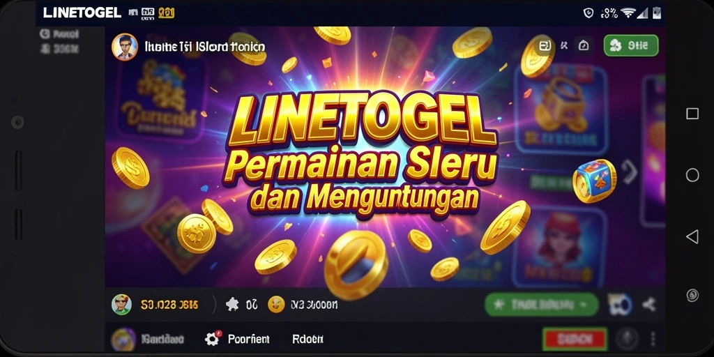 Tampilan menarik dari gameplay LINETOGEL yang seru.