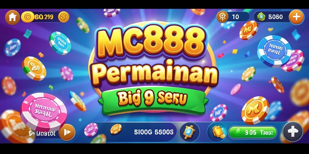 Tampilan gameplay seru Bingo di MC888 yang penuh warna.