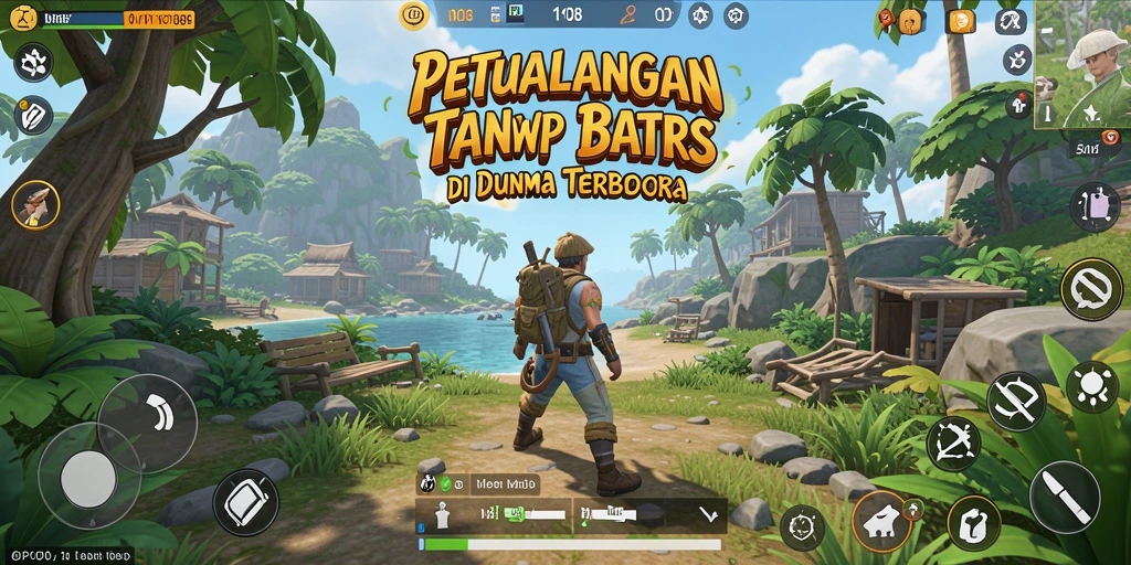 Tangkapan layar MPO08 menampilkan petualangan seru di dunia terbuka.