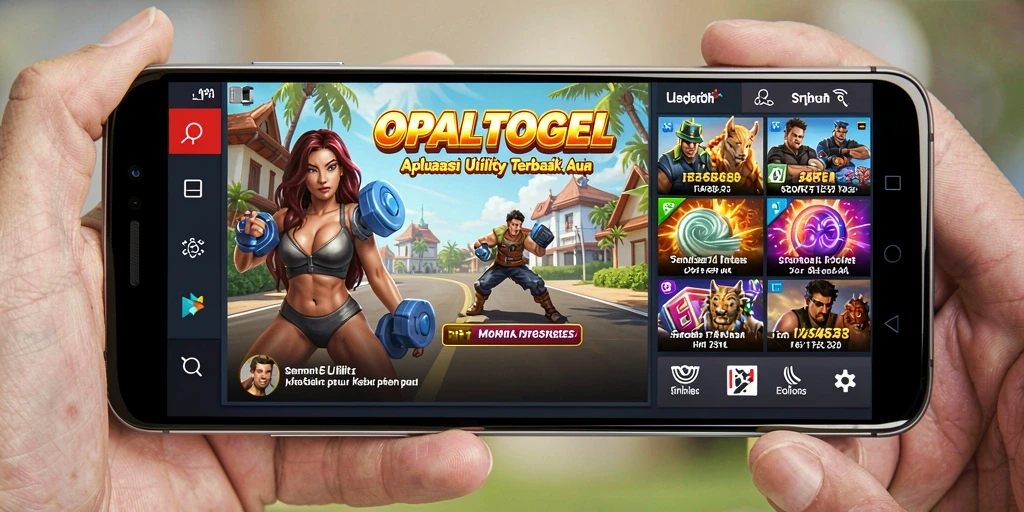 Tampilan antarmuka OPALTOGEL yang sederhana dan mudah digunakan.