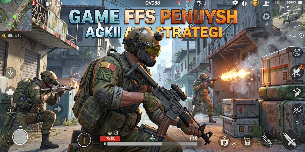 Tampilan gameplay OVO88 yang intens dan penuh aksi.