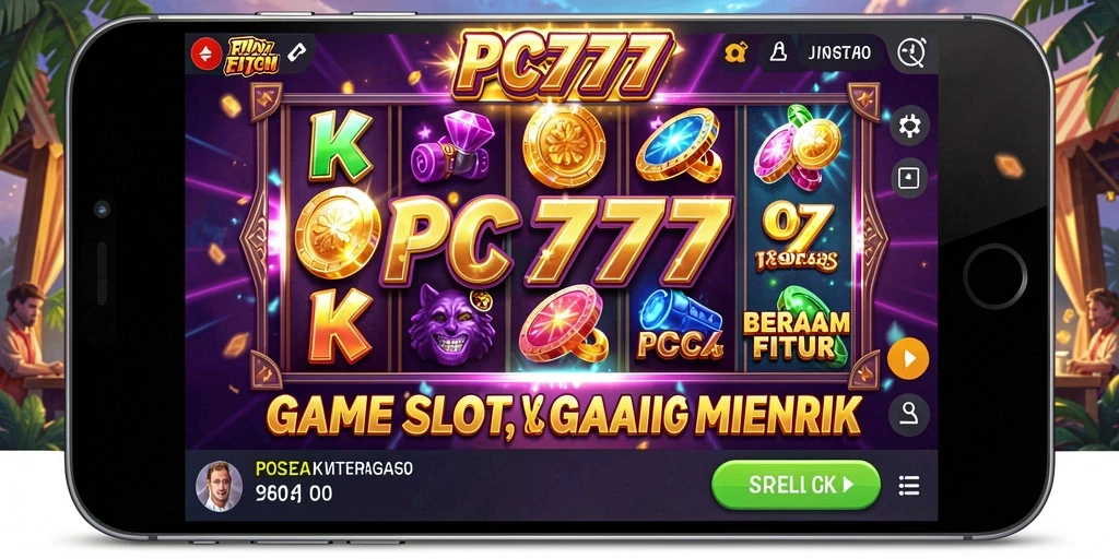 Screenshot gameplay PC777 yang menampilkan keseruan permainan Slot.
