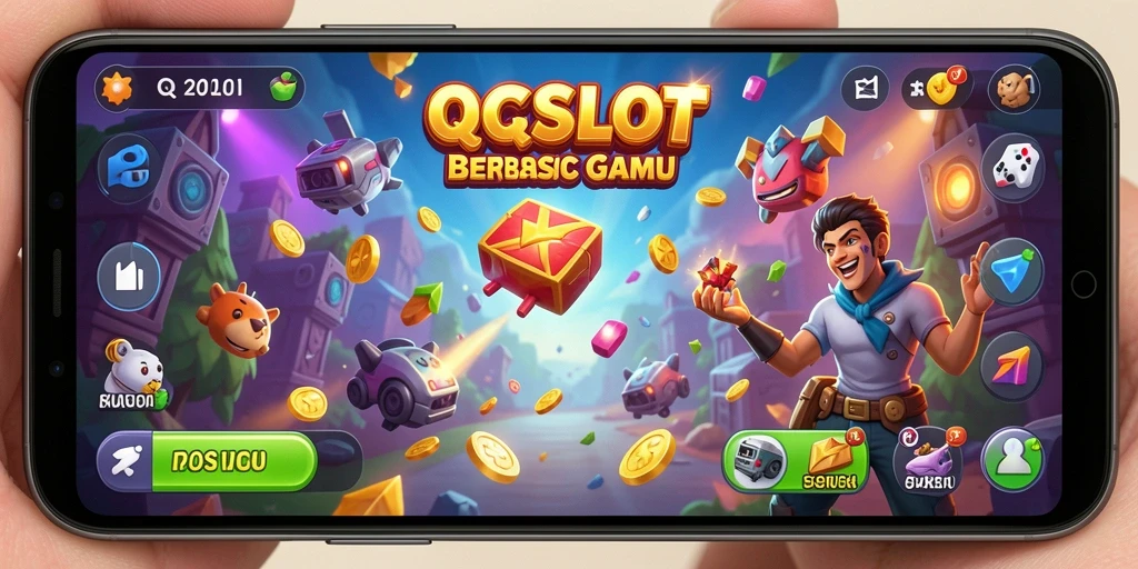 Tampilan gameplay QQSLOT yang seru dan interaktif.