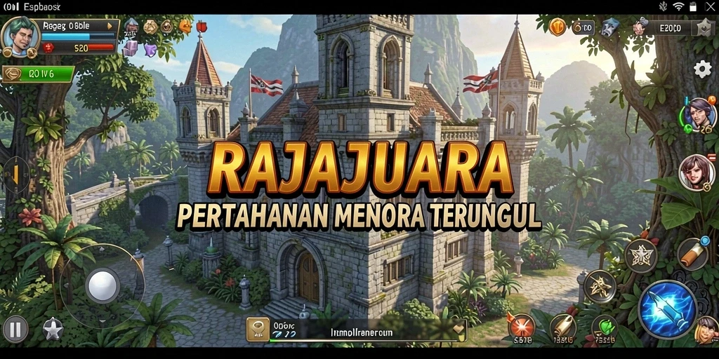 Tampilan gameplay RAJAJUARA yang menarik dan mendebarkan.