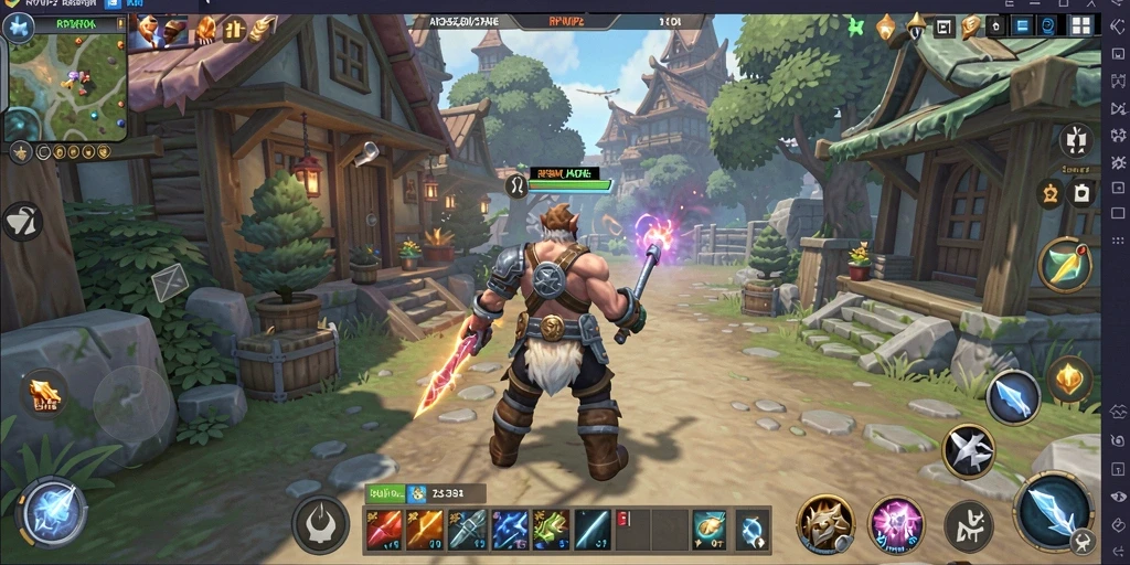 Screenshot RPVIP2 menampilkan aksi pertempuran ARPG yang mendebarkan.