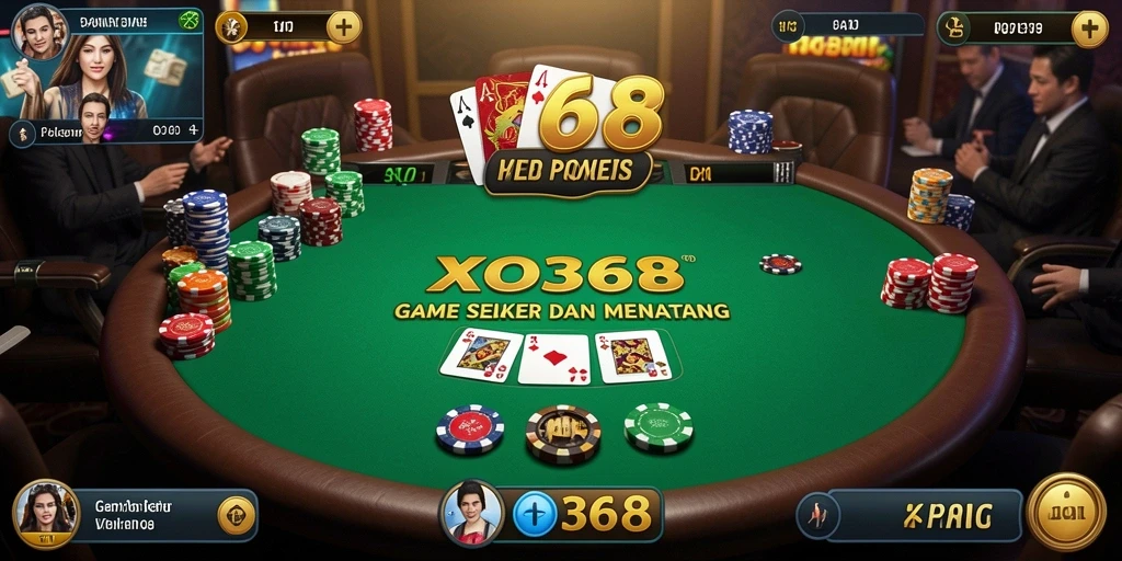 Gameplay seru dalam permainan Poker XO368 yang menarik.